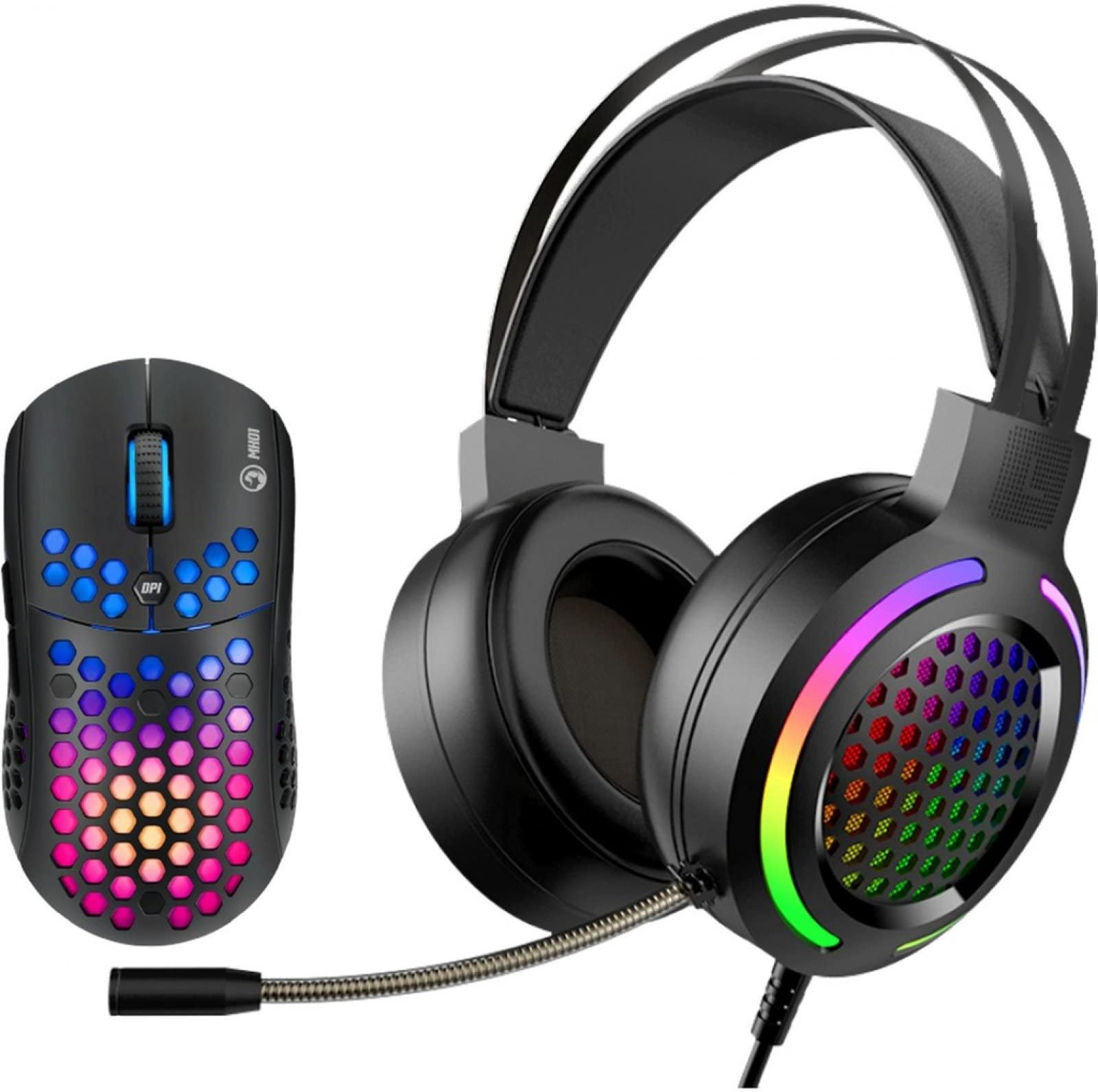MARVO HEADSET & MOUSE GAMING COMBO MH01