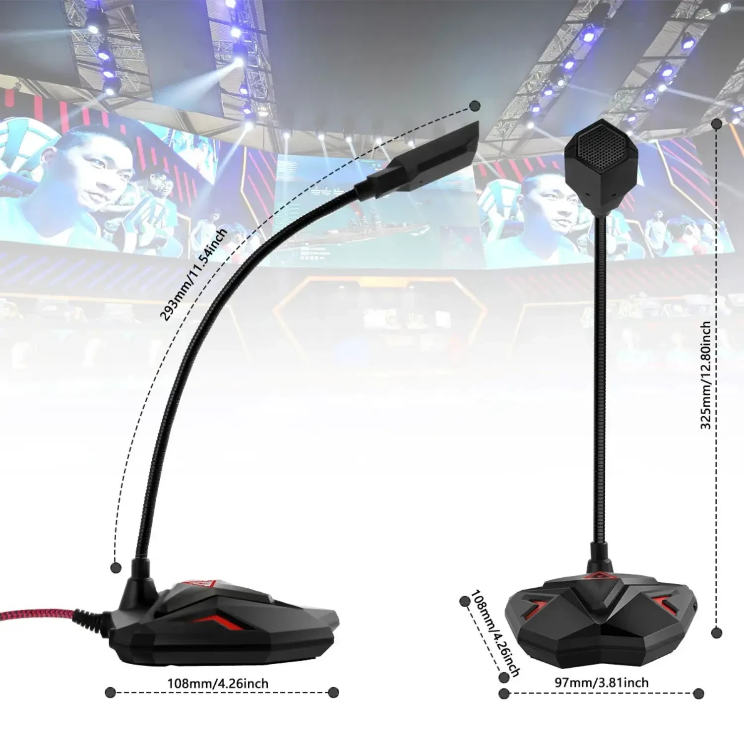 MICROKINGDOM GLOWING GAMING SPEAKER G55