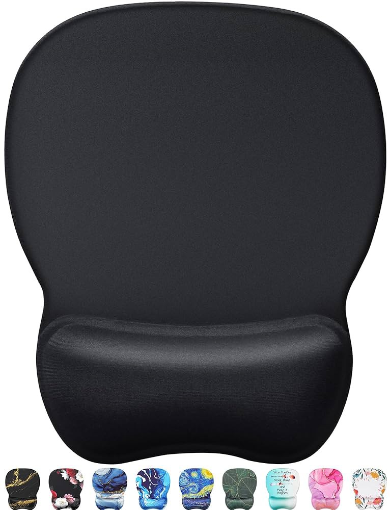 MOUSEPAD WITH GEL WRIST SUPPORT