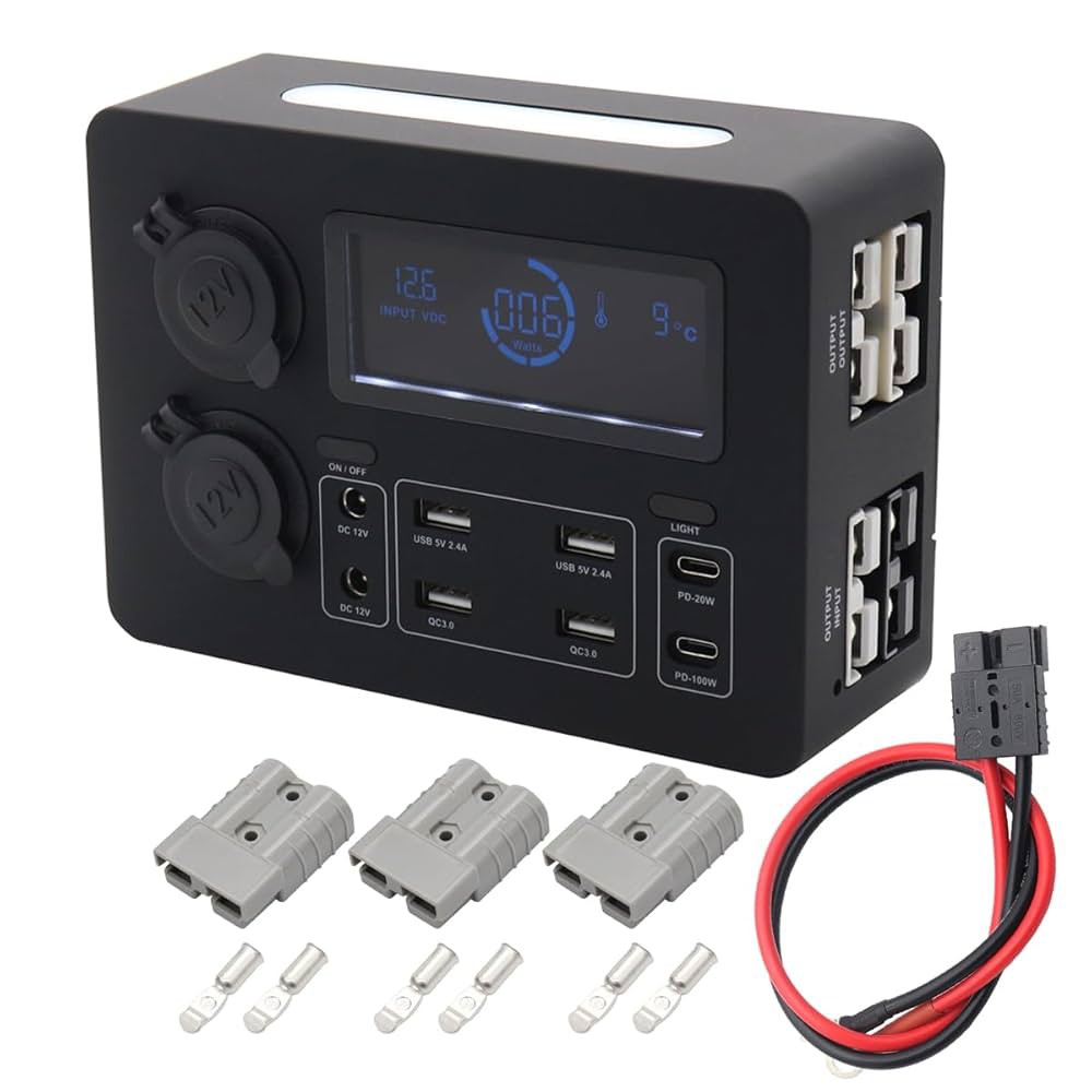 MULTIFUNCTION POWER ADAPTER WITH USB 5V/2.4A