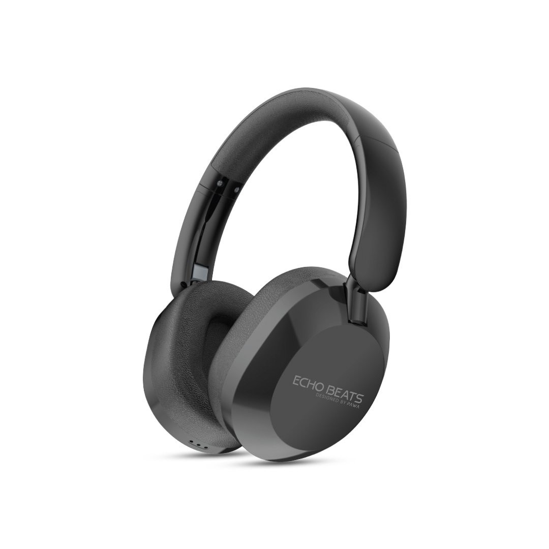 PAWA ECHO BEATS WIRELESS HEADPHONE BLACK PW-OHFBW500-BK