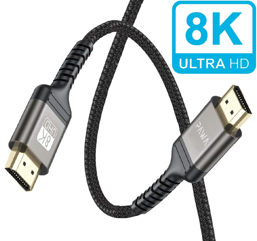 PAWA EL CARO SERIES HDMI TO HDMI 8K CABLE 2M PW-ELHD8K2M