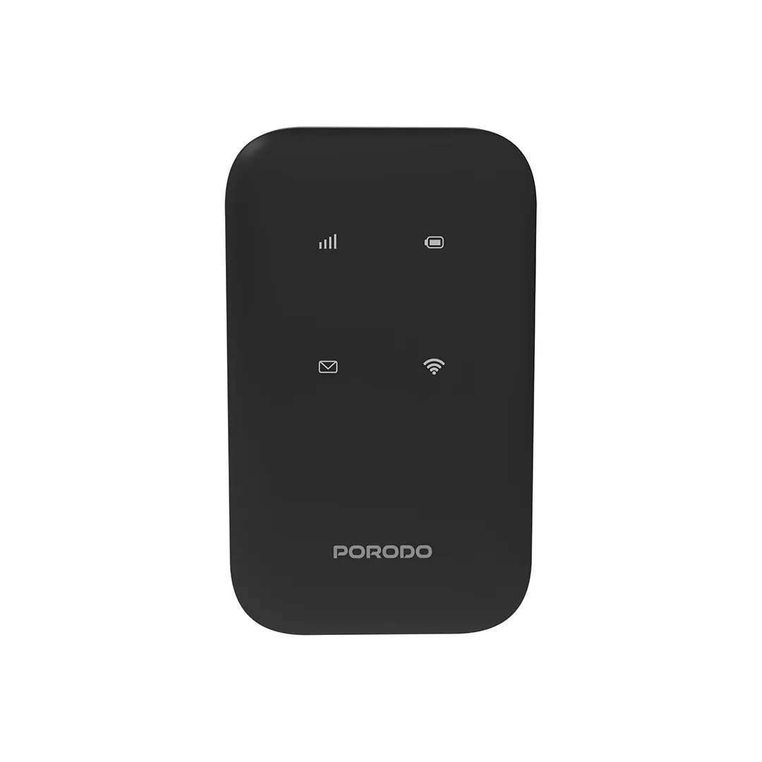 PORODO 4G LTE WIFI 6 POCKET ROUTER BLACK PD-LFST132-BK
