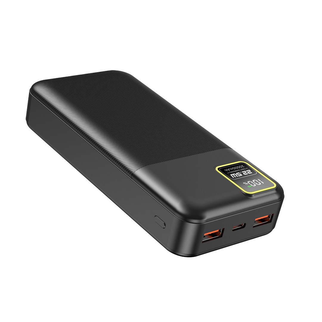 PORODO BLUE 20000MAH QUICK CHARGE POWER BANK BLACK PB054