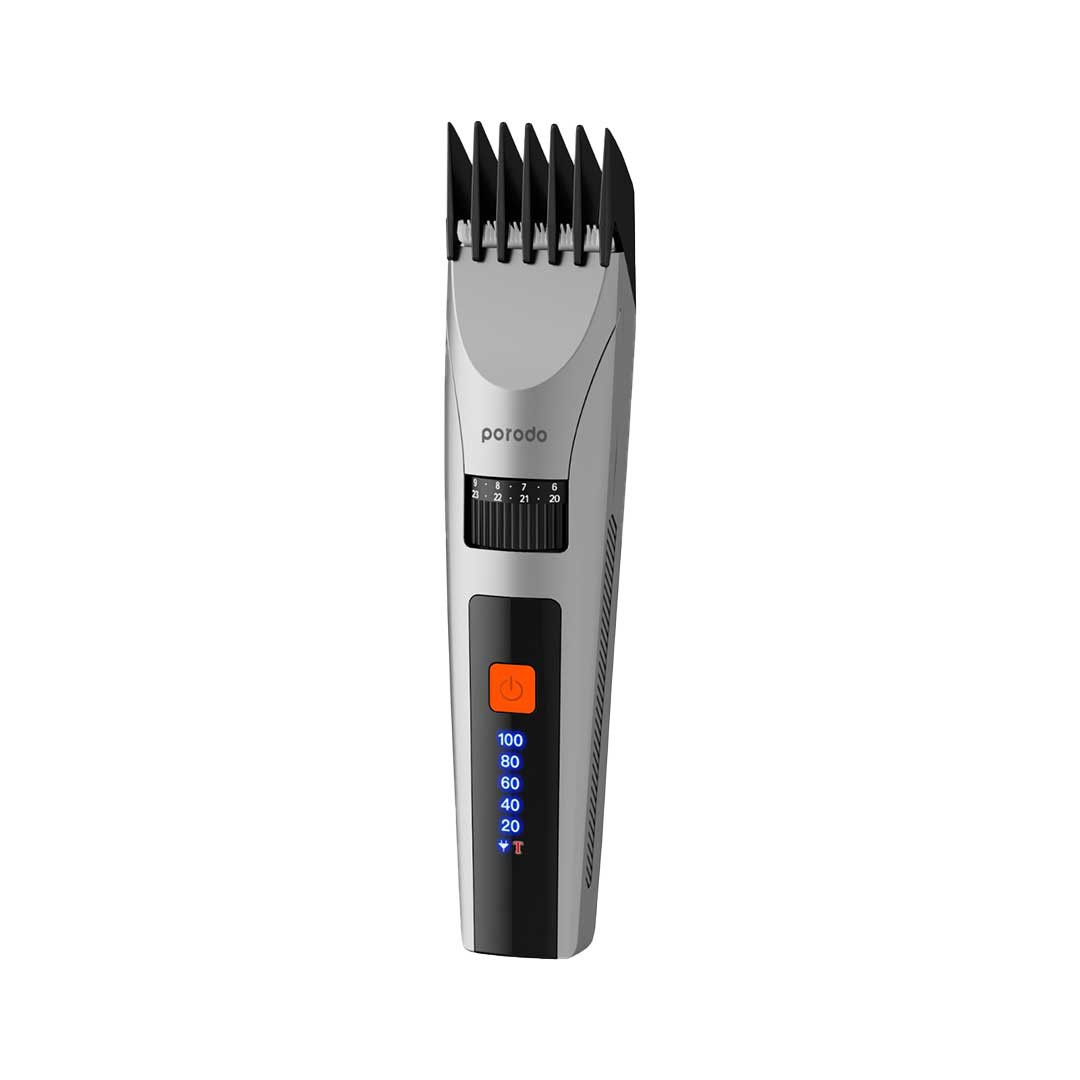 PORODO CORDLESS HAIR CLIPPER ALL IN ONE GROOMING KIT PD-LSRDHC-GY