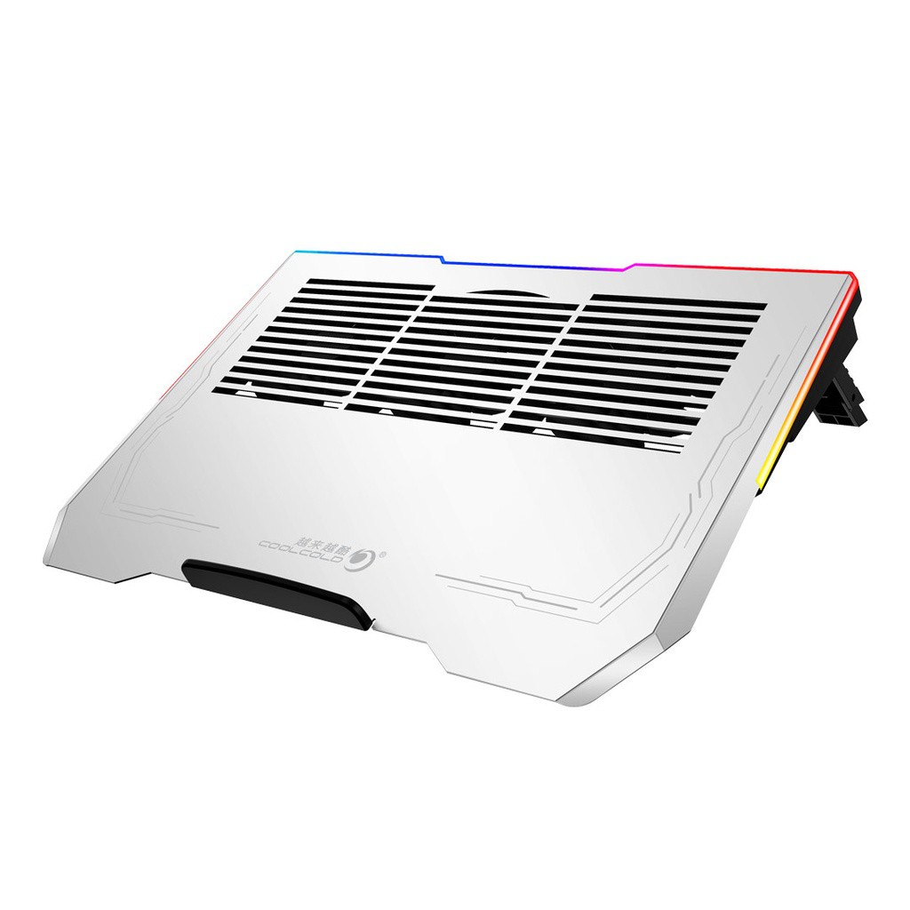PORODO GAMING ALUMINUM MULTI-FAN COOLING PAD SILVER PDX117