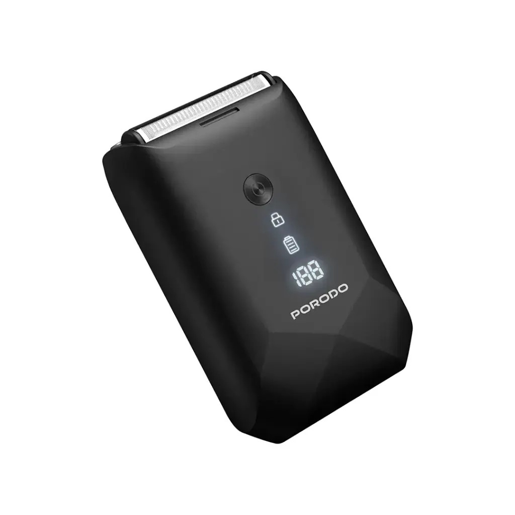 PORODO LIFESTYLE DUAL BLADE POCKET SHAVER PD-LFST128-BK