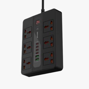 PORODO MULTI PORT SUPER HUB 4USB C/ 2 USB A PD 35W 3M PD-FWCH009-3M-BK