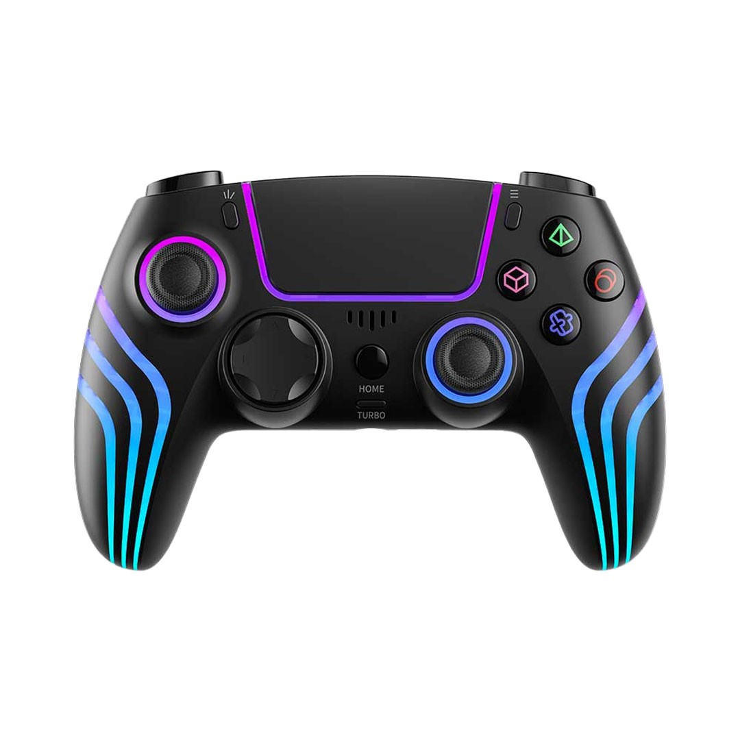 PORODO PS4 WIRELESS CONTROLLER BLACK PDX628