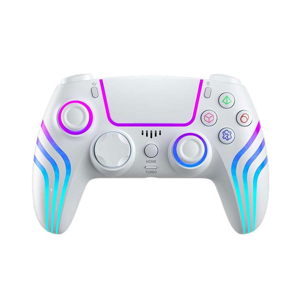 PORODO PS4 WIRELESS CONTROLLER WHITE PDX628