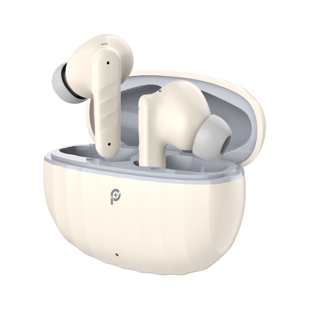 POWERO+ STRIPES TRUE WIRELESS EARBUDS BEIGE PR-STBT2456-BGGY