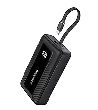 ANKER ZOLO POWER BANK 10K 30W CUILT IN USB C CABLE A1688H11
