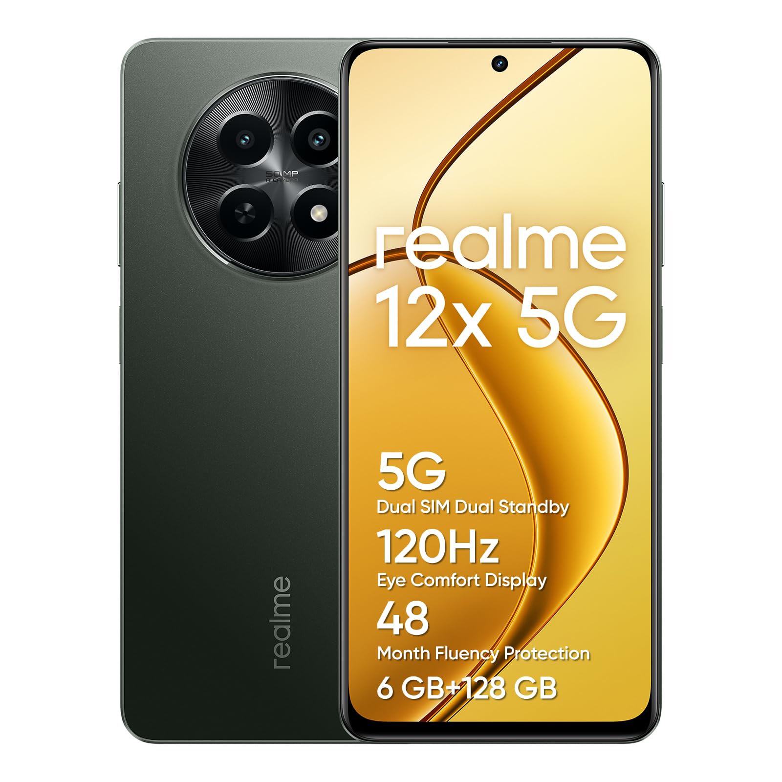 REALME 12x 5G 8GB/256GB GLOWING BLACK