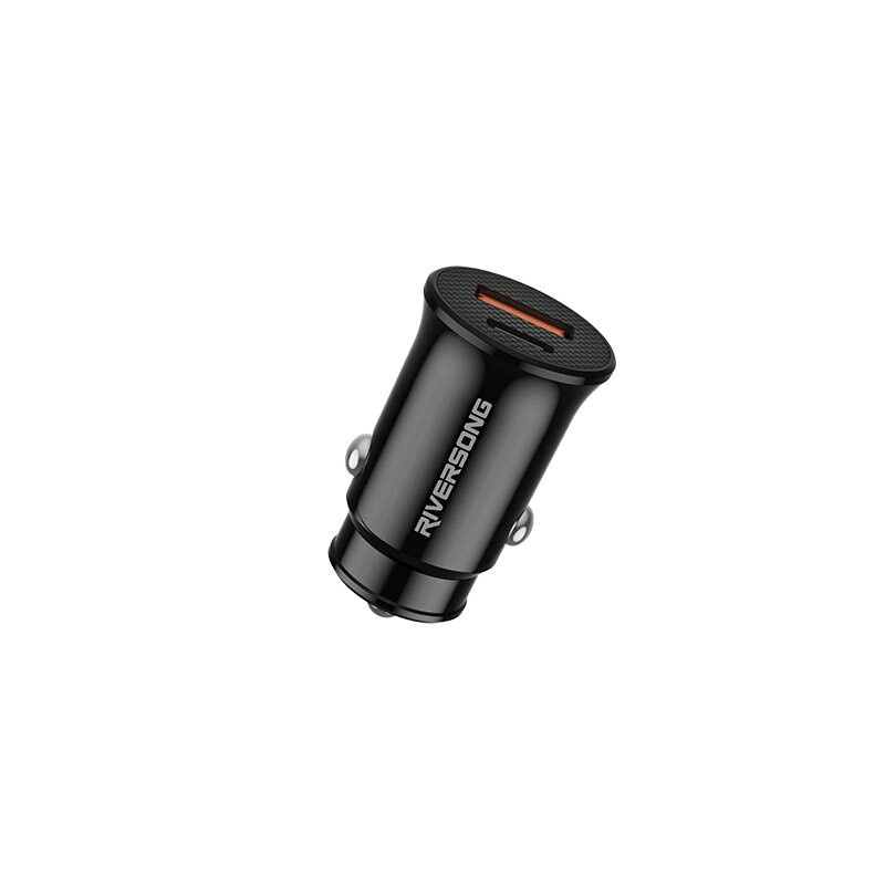 RIVERSONG SAFARI S9 20W FAST CHARGING CAR CHARGER BLACK CC22
