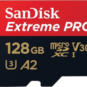 SANDISK EXTREME PRO MICROSDXC UHS-I CARD WITH ADAPTER SDSQXCD-128G-GN6MA