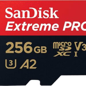 SANDISK EXTREME PRO MICROSDXC UHS-I CARD WITH ADAPTER SDSQXCD-256G-GN6MA