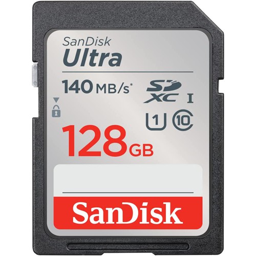 SANDISK ULTRA SDXC UHS-I CARD 128GB 140MBPS SDSDUNB-128GB-GN6IN