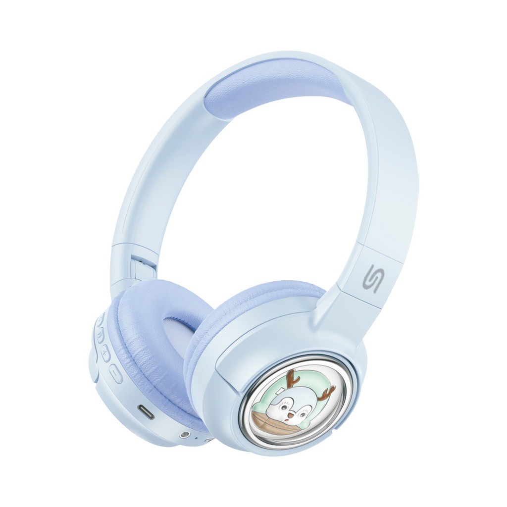 SOUNDTEC BY PORODO MOOSE WIRELESS KIDS HEADPHONE BLUE PD-STWLEP027-BU