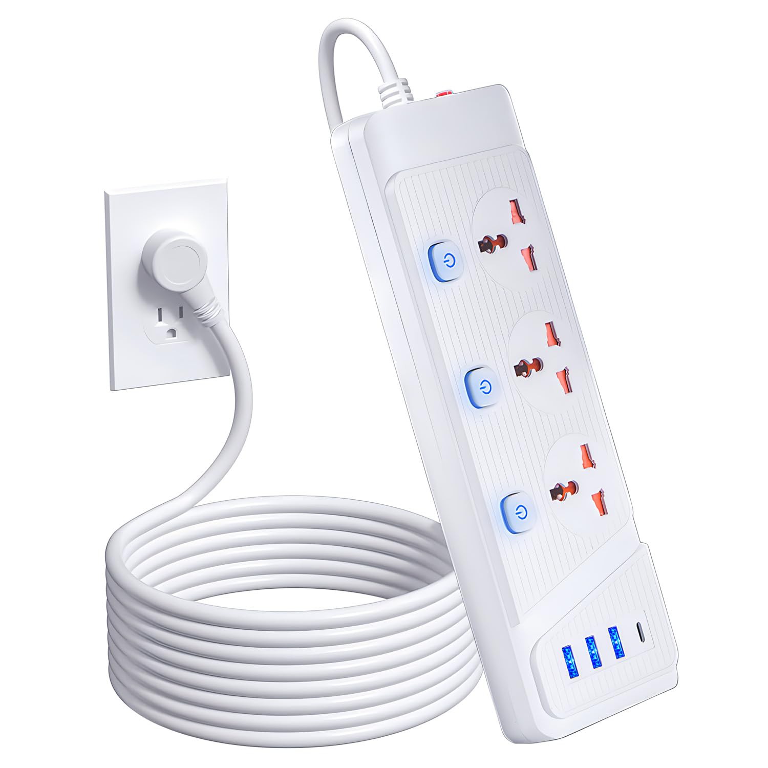 T307 SAFTEY POWER SOCKET 2500W 3M CABLE