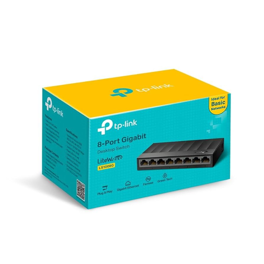 TP-LINK 8 PORT GIGABIT DESKTOP SWITCH LITE WAVE LS1008G