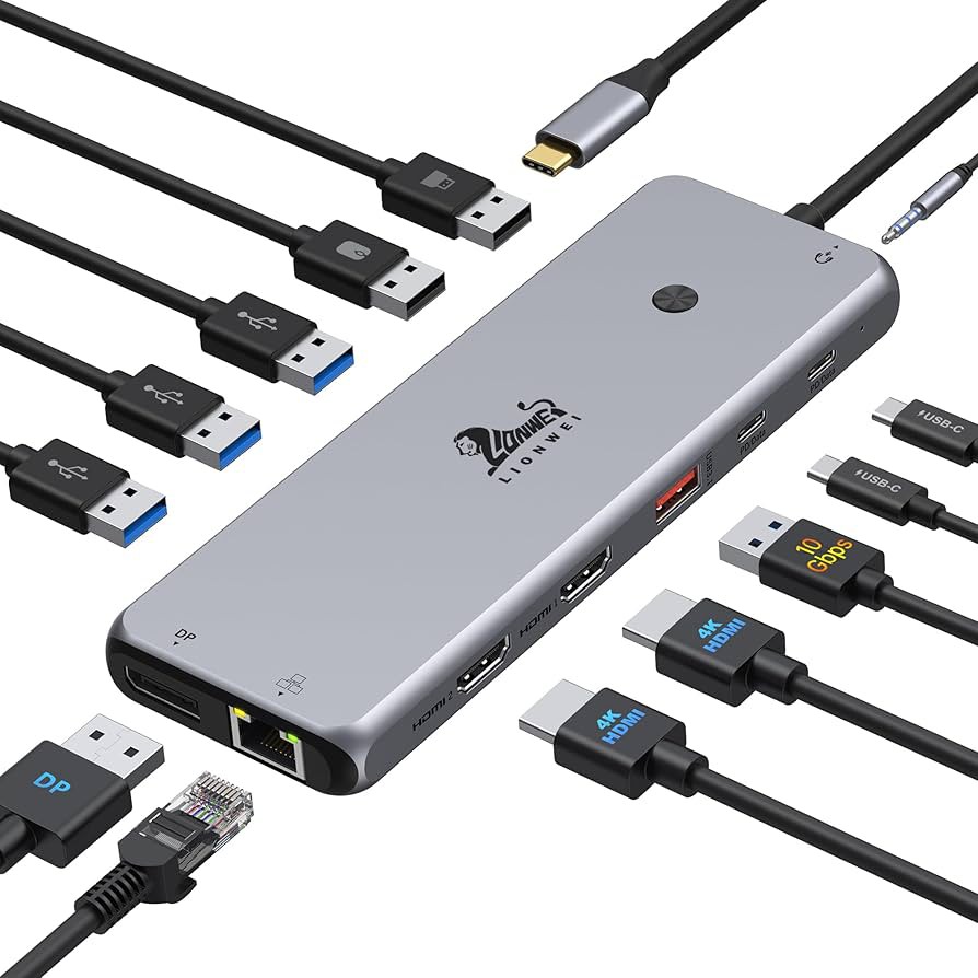 TYPE C TO HDTV 13 IN 1 TYPE C + HDTV + 2USB 3.0+ 3USB 2.0+VGA +SD+TF+AUDIO+LAN+WPC