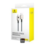 BASEUS ARAMID FIBER BRAIDING FAST CHARGING DATA CABLE USB TO TYPE C 100W 1M P10355801111-00