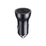 BASEUS DUAL FAST CAR CHARGER U+C 60W DARK GREY CCJM000113