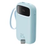 BASEUS DUAL FAST CHARGING CABLES 10000MAH POWERBANK GALAXY BLUE P10055003313