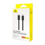 BASEUS DYNAMIC 3 C TO C 1M FAST CHARGING CABLE BLACK P10367000111-00