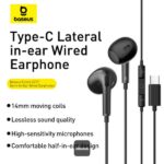 BASEUS ENOCK CZ17 TYPE C SEMI IN EAR WIRED EARPHONE A00170000213-Z1