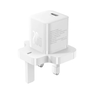 BASEUS GAN5 FAST CHARGER MINI 20W P10110907213-00 WHITE