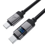 ACEFAST ACEWIRE PRO USB C TO USB C ZINC ALLOY DIGITAL DISPLAY BRAIDED CHARGING DATA CABLE C15-03