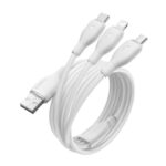 BASEUS ULTRA FAST ONE FOR THREE FAST CHARGING CABLE USB TO M+L+C 1.3M P10376303211-00