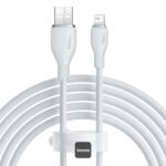 BASEUS USB TO IP 1.2M FAST CHARGING CABLE WHITE P10355700221-B1