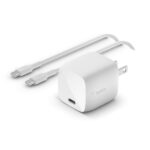 BELKIN 30W UDB C GAN WALL CHARGER WHITE WCH001MY