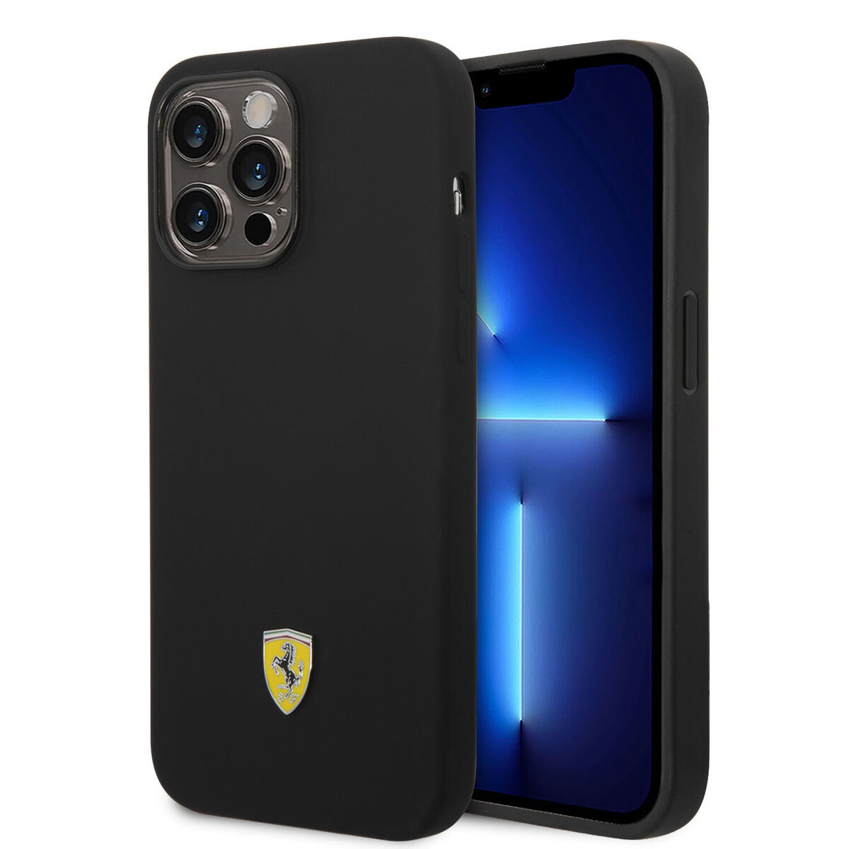 FERRARI BIM STRIP BLACK 14 PRO COVER FEHCP14LAMAK