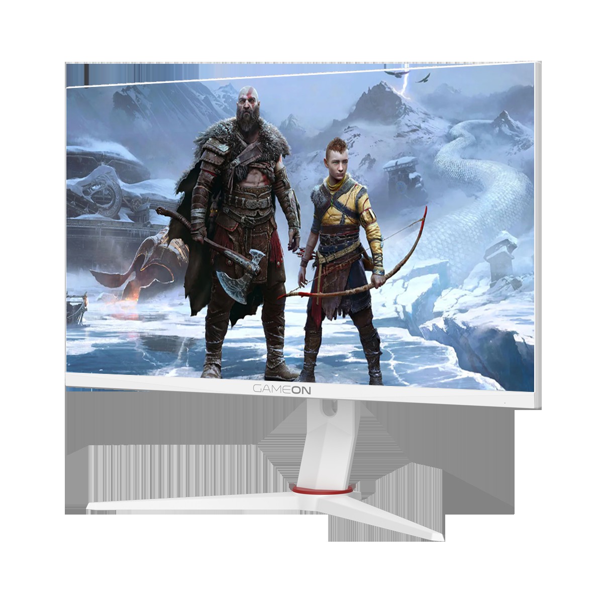 GAMEON ARTIC PRO SERIES 24 INCH IPS 180Hz 0.5Ms GAMING MONITOR WHITE GOA24FHD180IPS