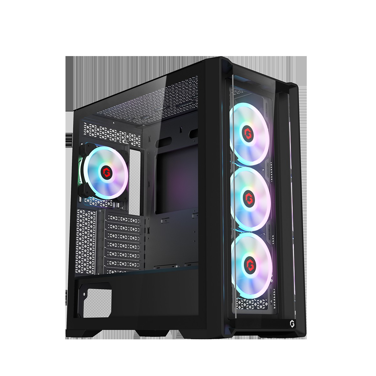 GAMEON VORTEX ARTIC SERIES GAMING CASE BLACK