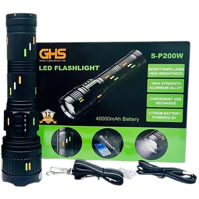 GHS LED FLASHLIGHT 50WATT S-P200W