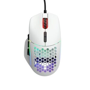 GLORIOUS WIRED GAMING MOUSE MODEL i MATTE WHITE GLO-MS-I-MW