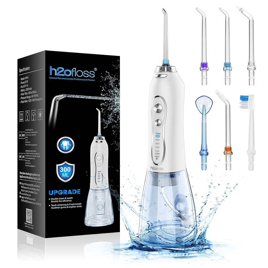 h2oFLOSS PORTABLE ORAL IRRIGATOR