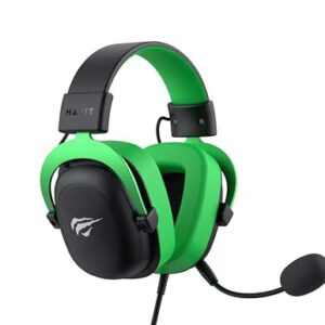 HAVIT GAMENOTE H2002D 3.5MM WIRED GAMING HEADPHONE GREEN HVGMH-H2002D-BN