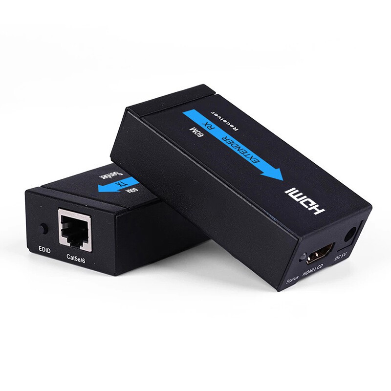 HDMI EXTENDER 60M BY CAT 5E/6