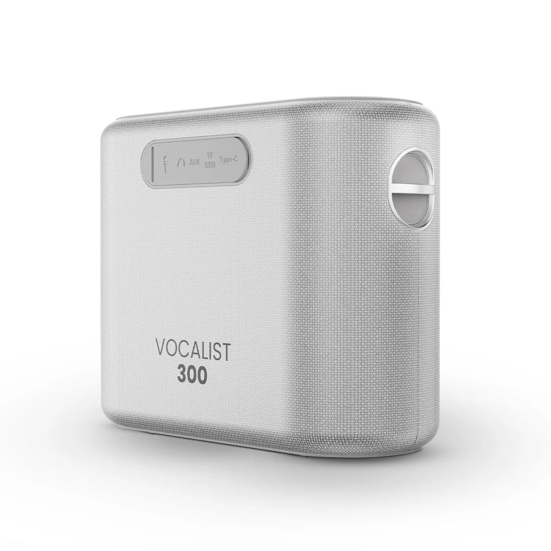 HIFUTURE SPEAKER VOCALIST 300 DUAL WIRELESS MICROPHONES SILVER