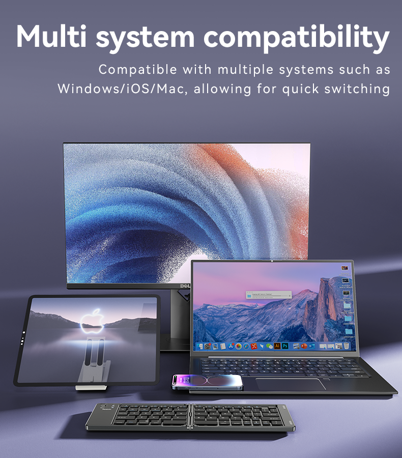 YESIDO FOLDABLE KEYBOARD KB27 - Image 9