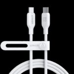ANKER 544 USB C TO USB C CABLE BIO BASED 3FT 140W WHITE A80F1H21