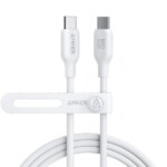 ANKER 544 USB C TO USB C CABLE BIO BASED 6FT 140W WHITE A80F2H21