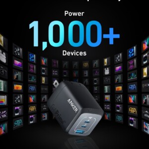 ANKER 67W 3 PORT ULTRA FAST CHARGER BLACK A2674K11