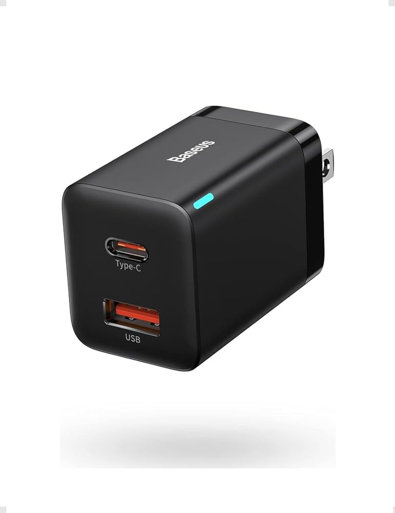 LAPWINGS 30W DUAL PORT USB FAST CHARGER BLACK HCD2720