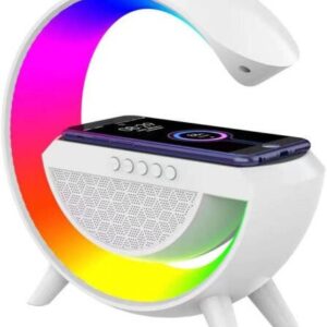LED WIRELESS CHARGING SPEAKER BT2301 WHITE